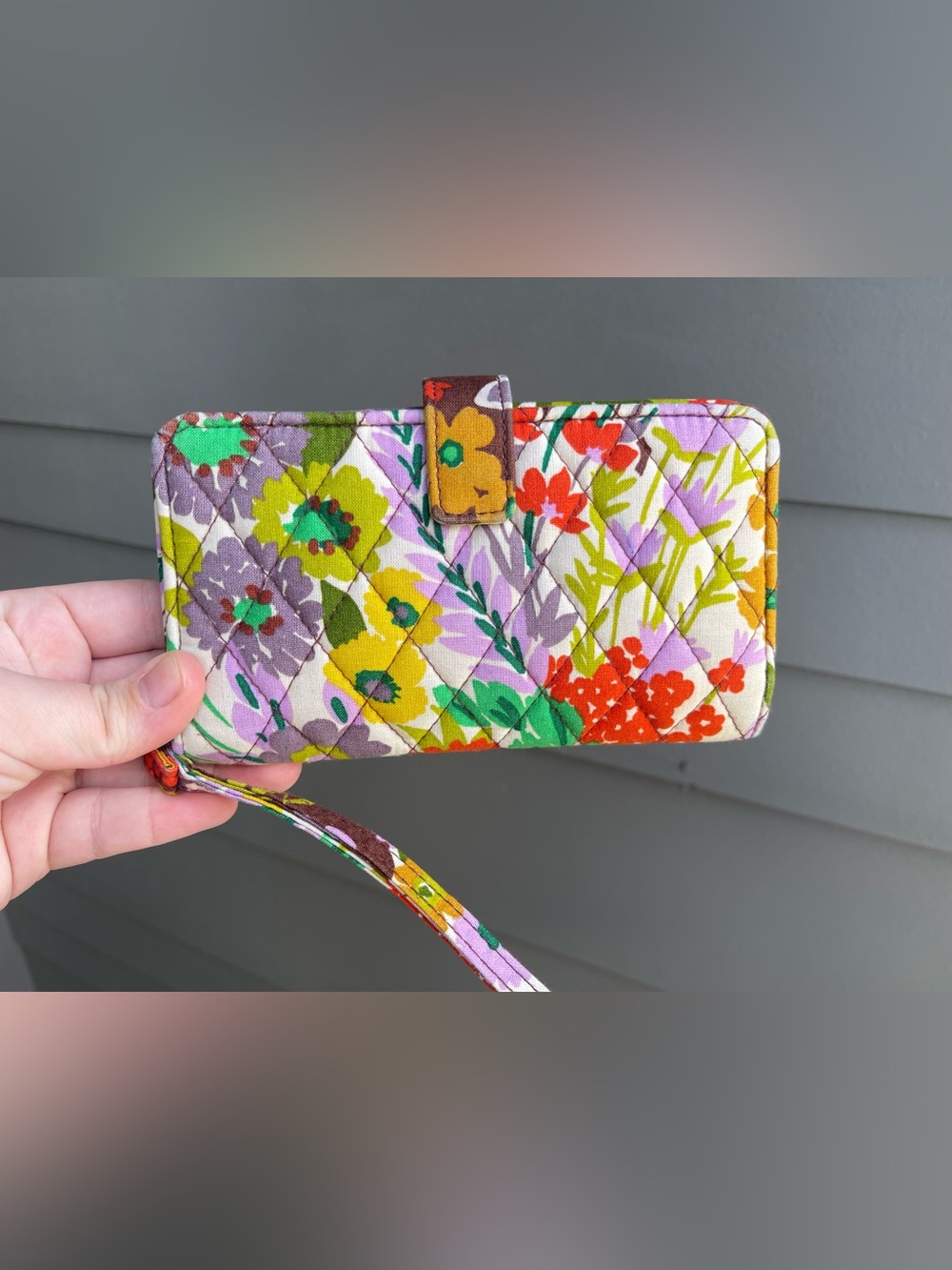 Vera Bradley Floral Quilted Wallet/wristlet